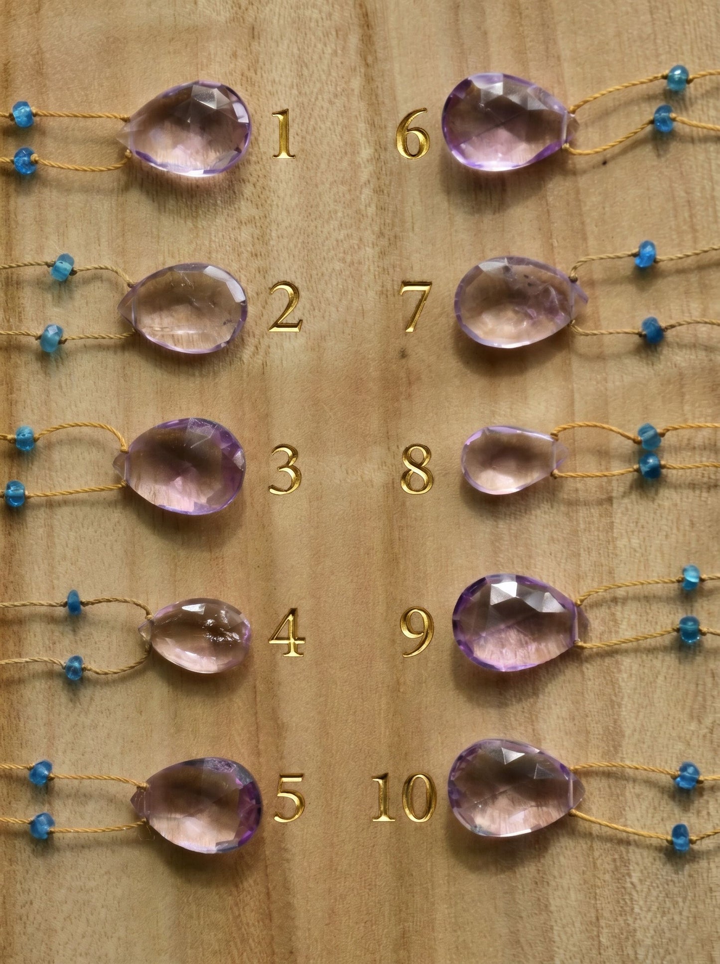Lavender Amethyst Rainbow Drop