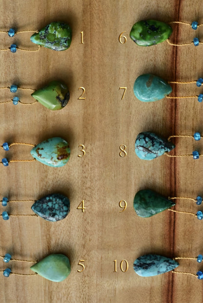 Turquoise Rainbow Drop