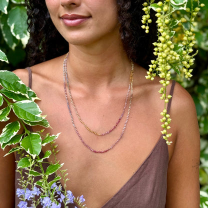 Soft Multi Sapphire Lei