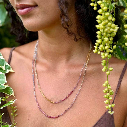 Soft Multi Sapphire Lei