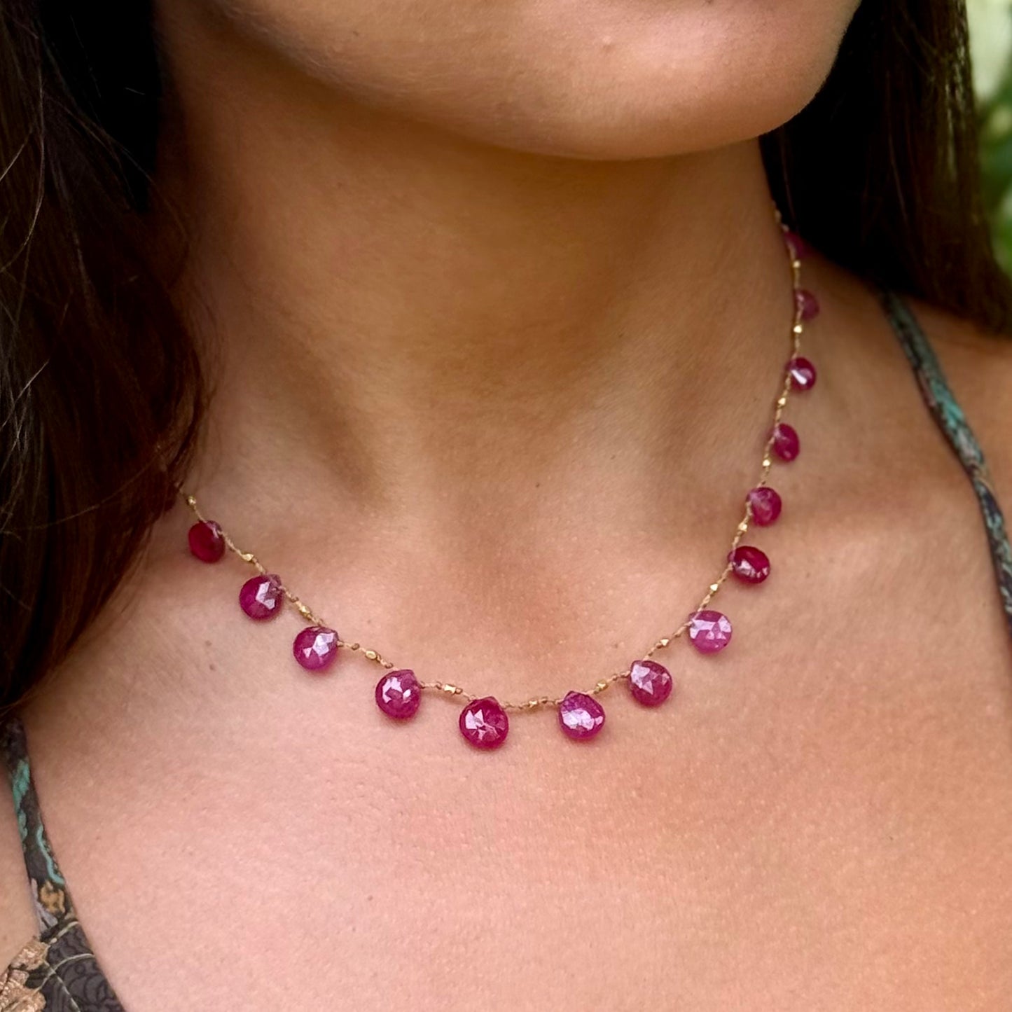 Hot Pink Sapphire & Gold Ali'i