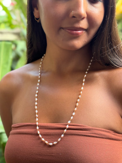 Freshwater Keshi Pearl Lei