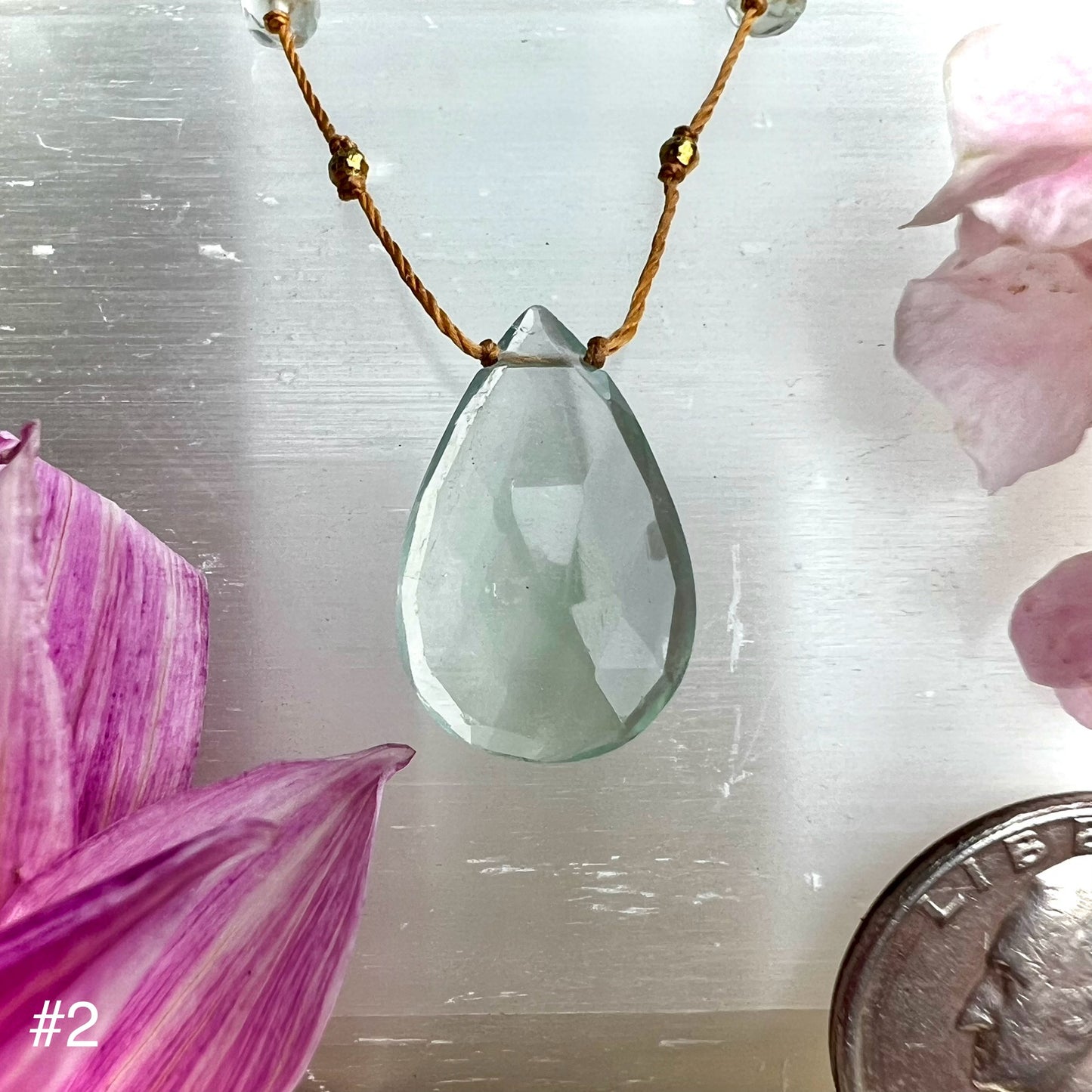 Green Fluorite Alohi Drop