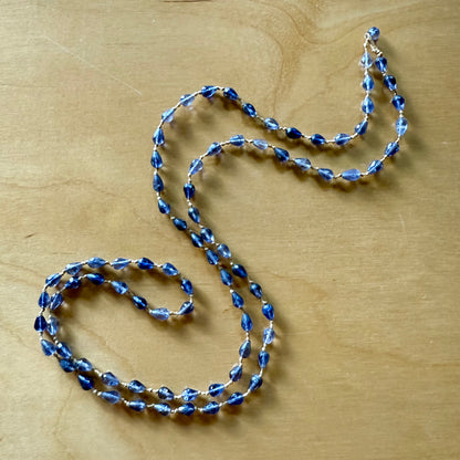 Iolite Drop Lei