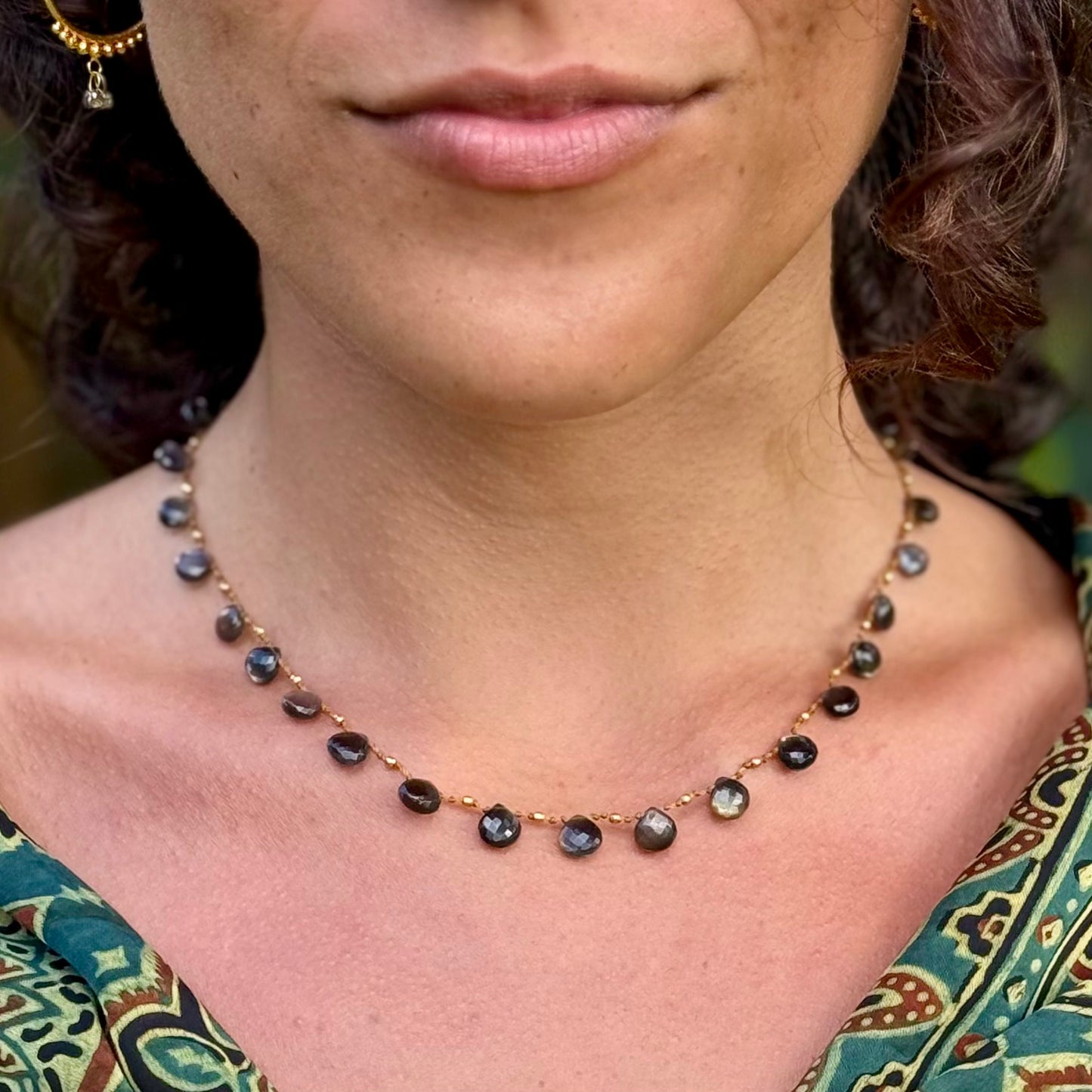 Black Moonstone & Gold Ali'i