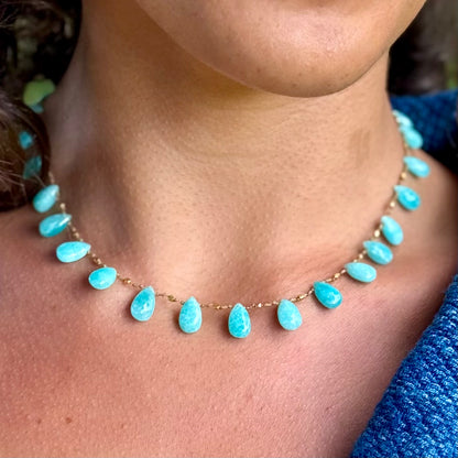 Aqua Amazonite & Gold Ali'i