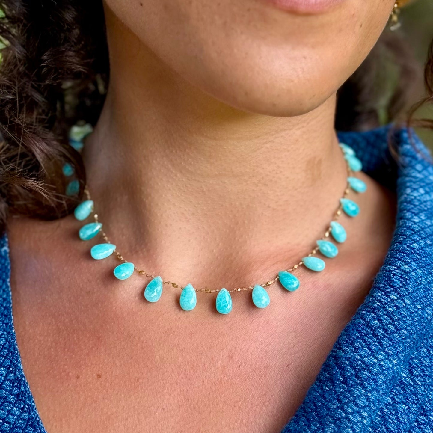 Aqua Amazonite & Gold Ali'i