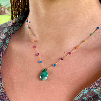Sakota Emerald Rainbow Drop
