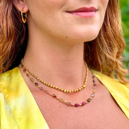 Organic Gold Necklace