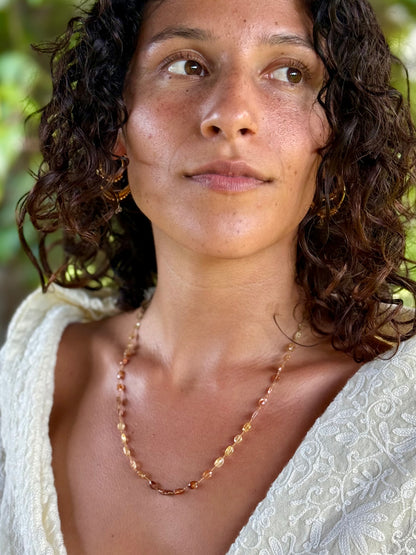 Golden Zircon Lei
