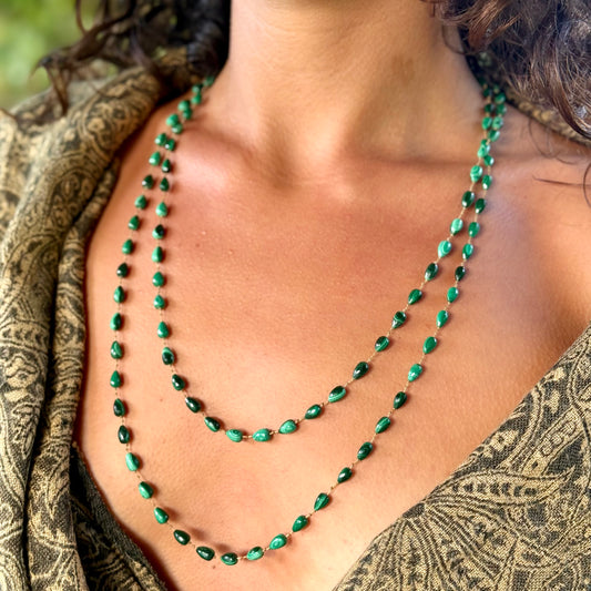 Malachite Drop Lei