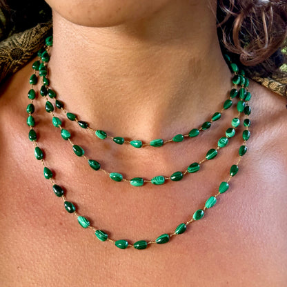 Malachite Drop Lei
