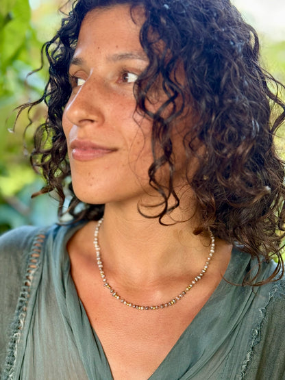 Wild Baja Keshi Pearls and Gold