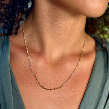 Shaded Diamond & Gold Strand