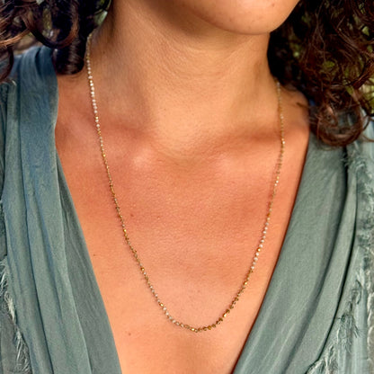 Shaded Diamond & Gold Strand
