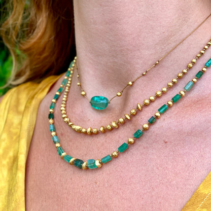 Organic Gold Necklace