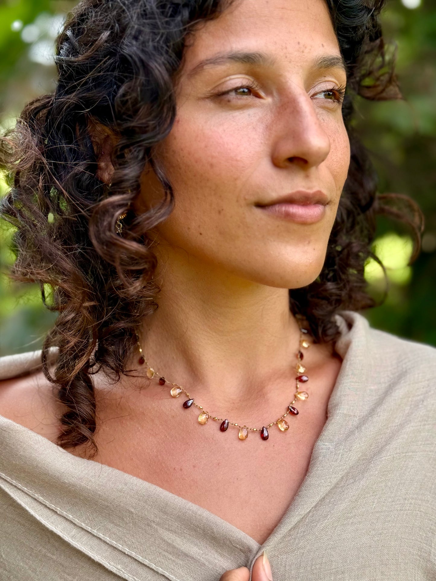 Citrine, Garnet & Gold Ali'i