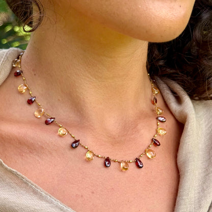 Citrine, Garnet & Gold Ali'i