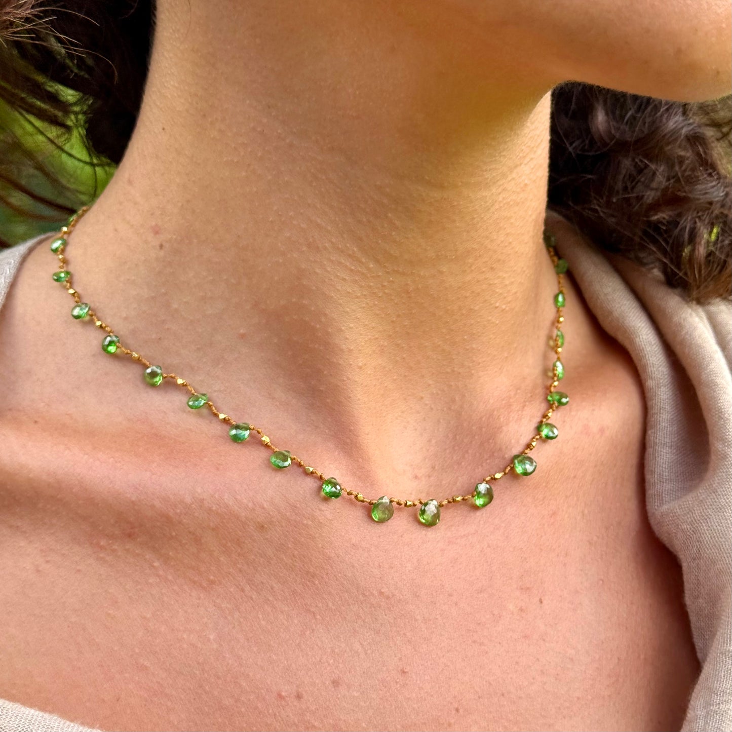 Tsavorite & Gold Ali'i