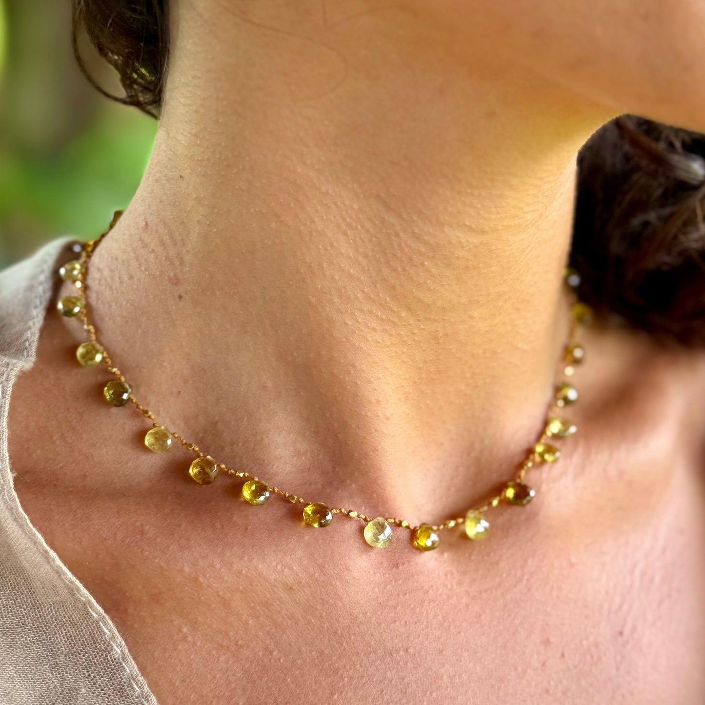 Olive Tsavorite & Gold Ali’i