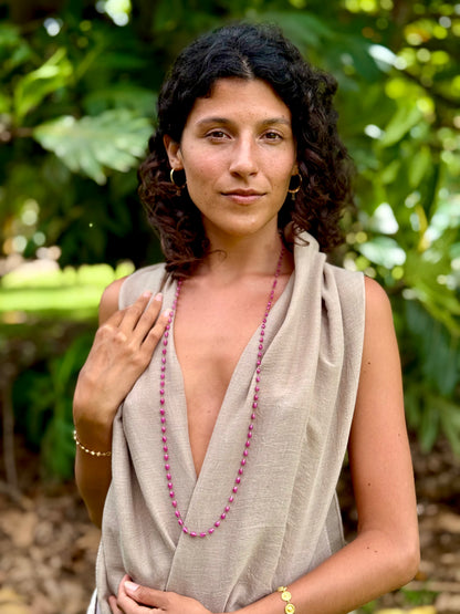 Pink Sapphire Lei