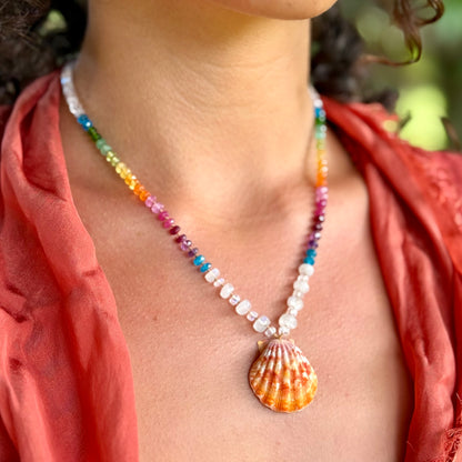 Sunrise with Moonstone Rainbow Mana