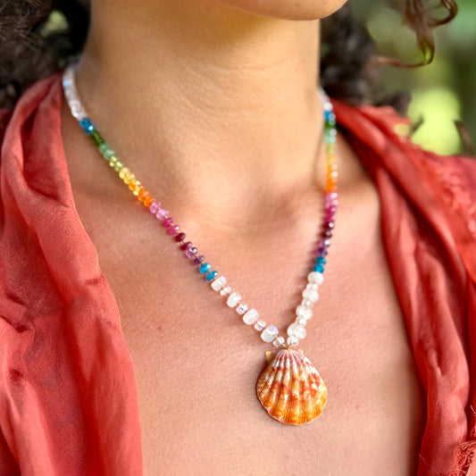 Sunrise with Moonstone Rainbow Mana