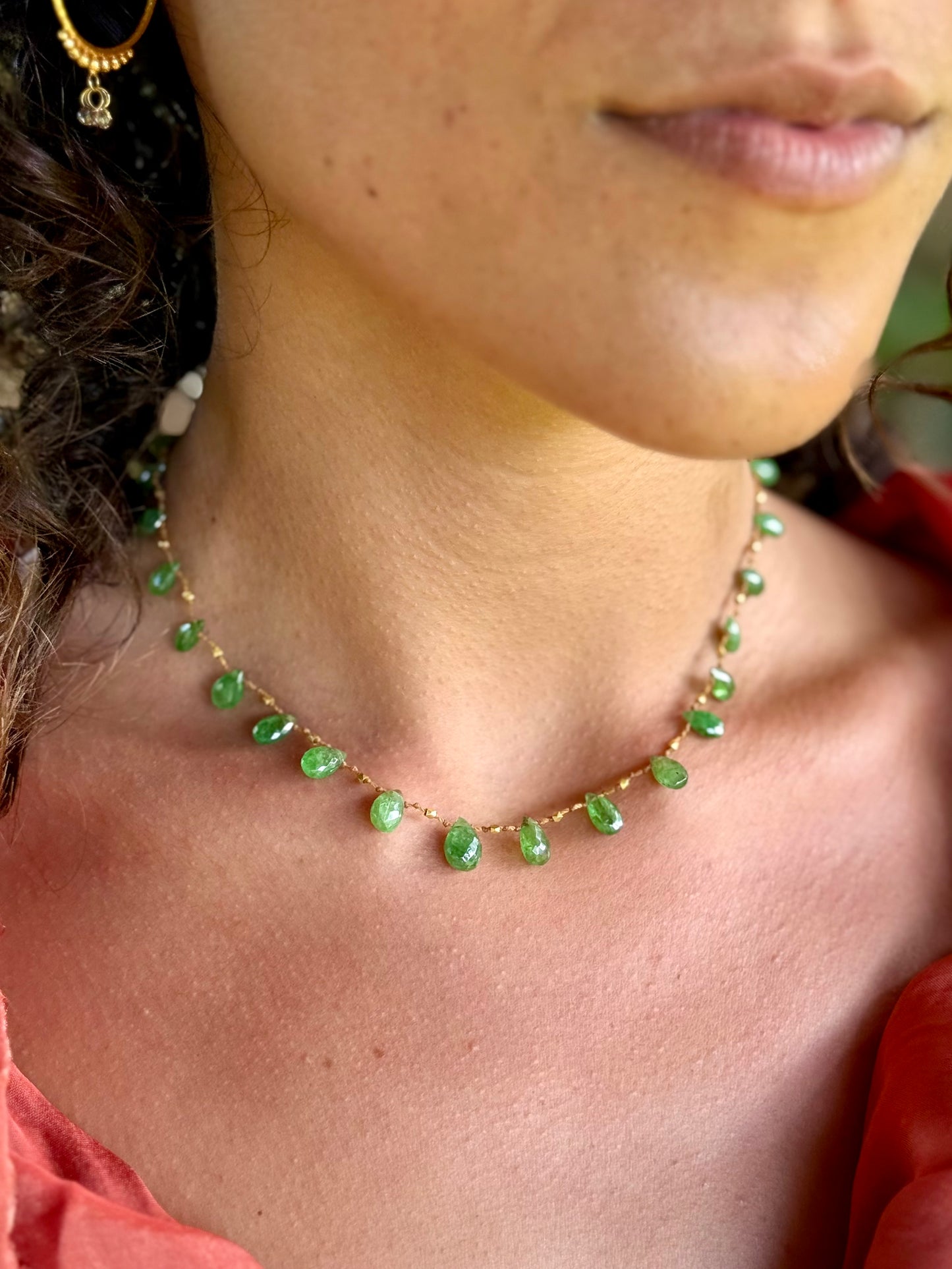 Tsavorite & Gold Ali'i
