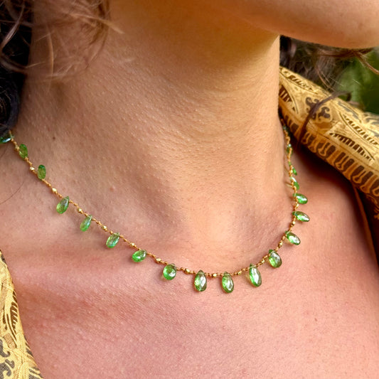 Tsavorite & Gold Ali'i