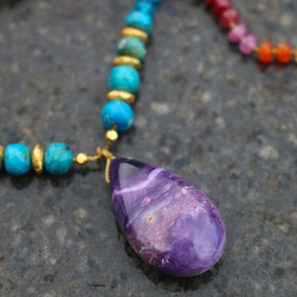 Morada Opal with Opalina and Gold Rainbow Mana