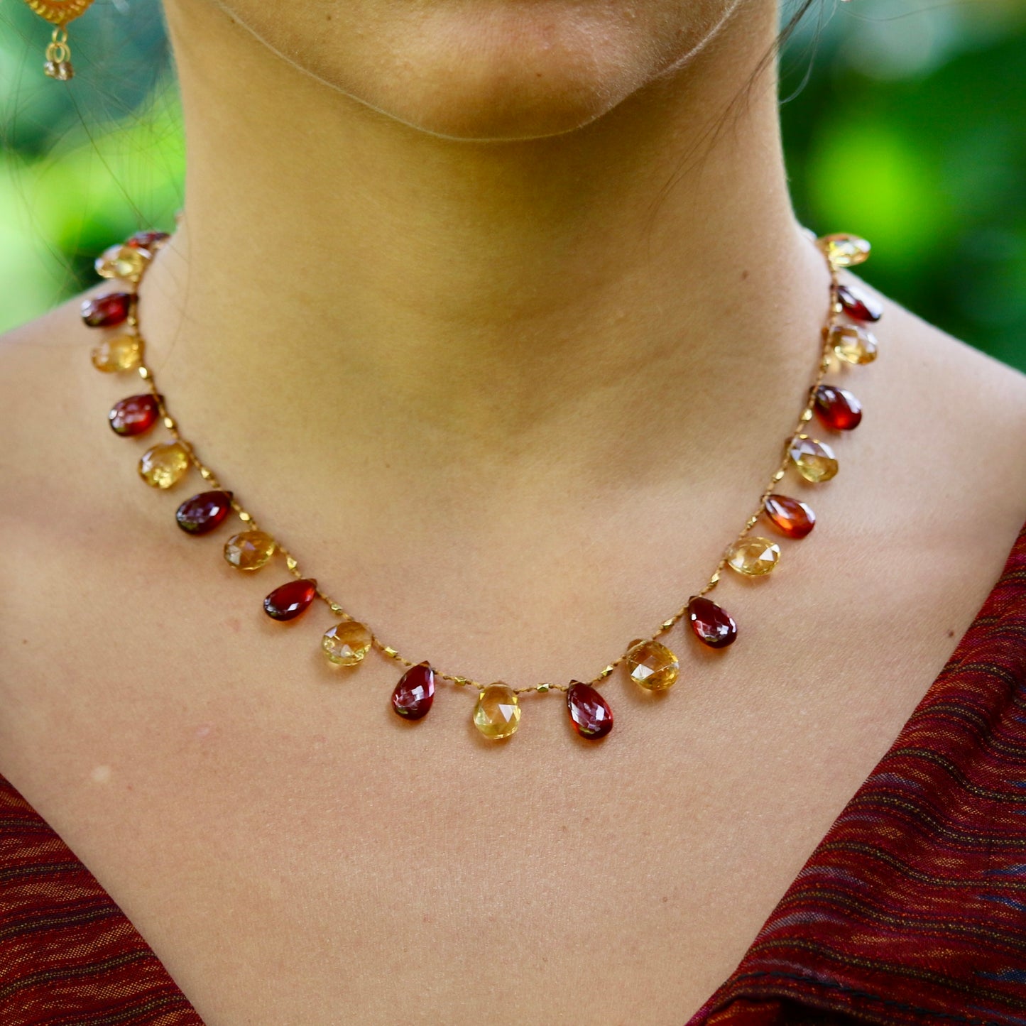 Citrine, Garnet & Gold Ali'i