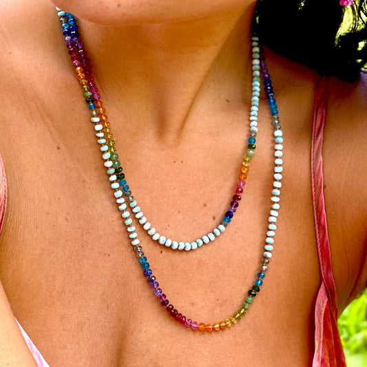 Larimar Rainbow Lei