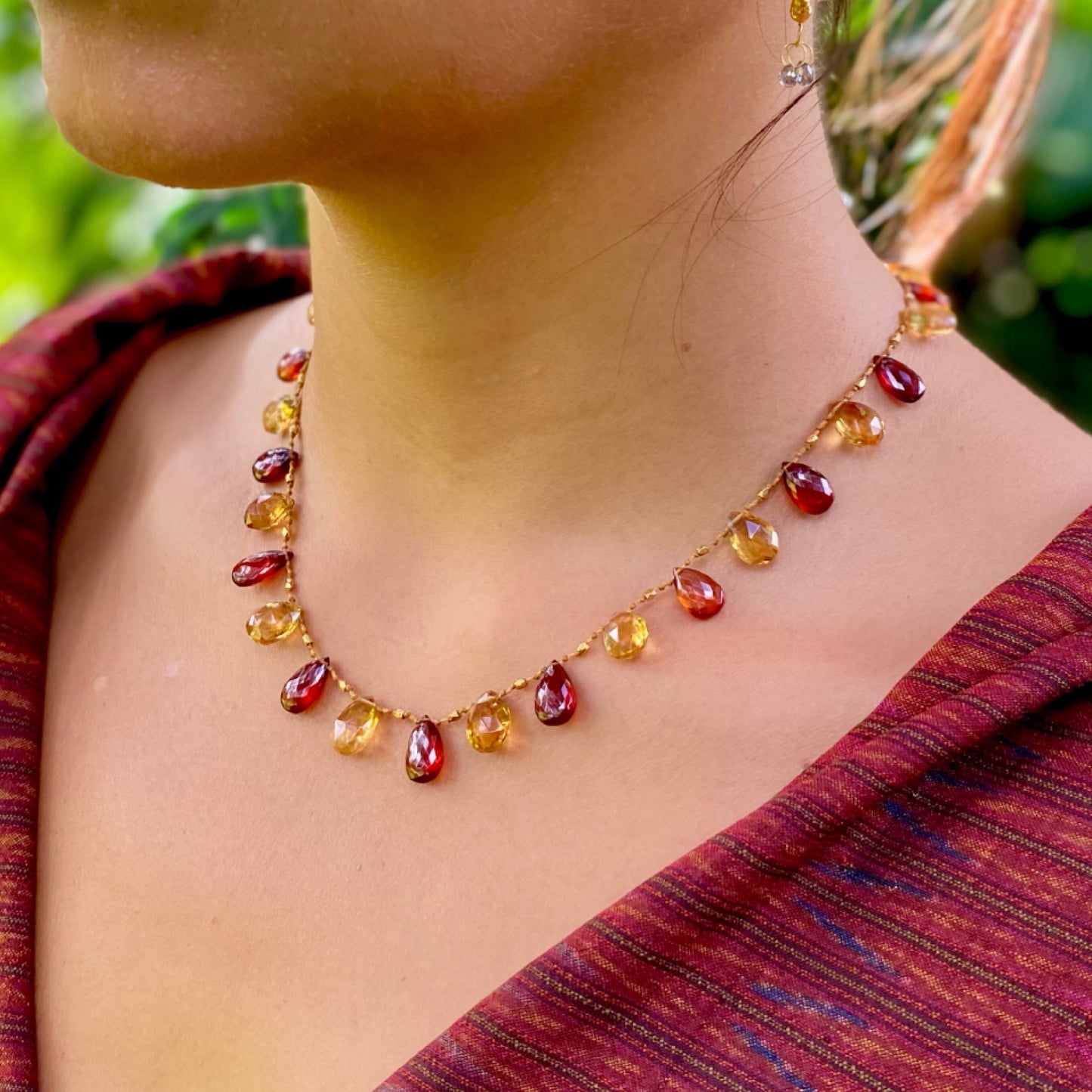 Citrine, Garnet & Gold Ali'i