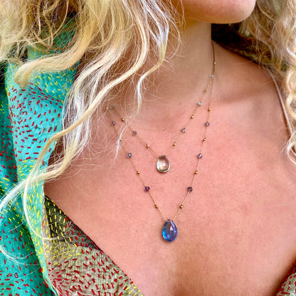Teal Fluorite Alohi Drop