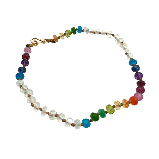 Moonstone Rainbow Bracelet