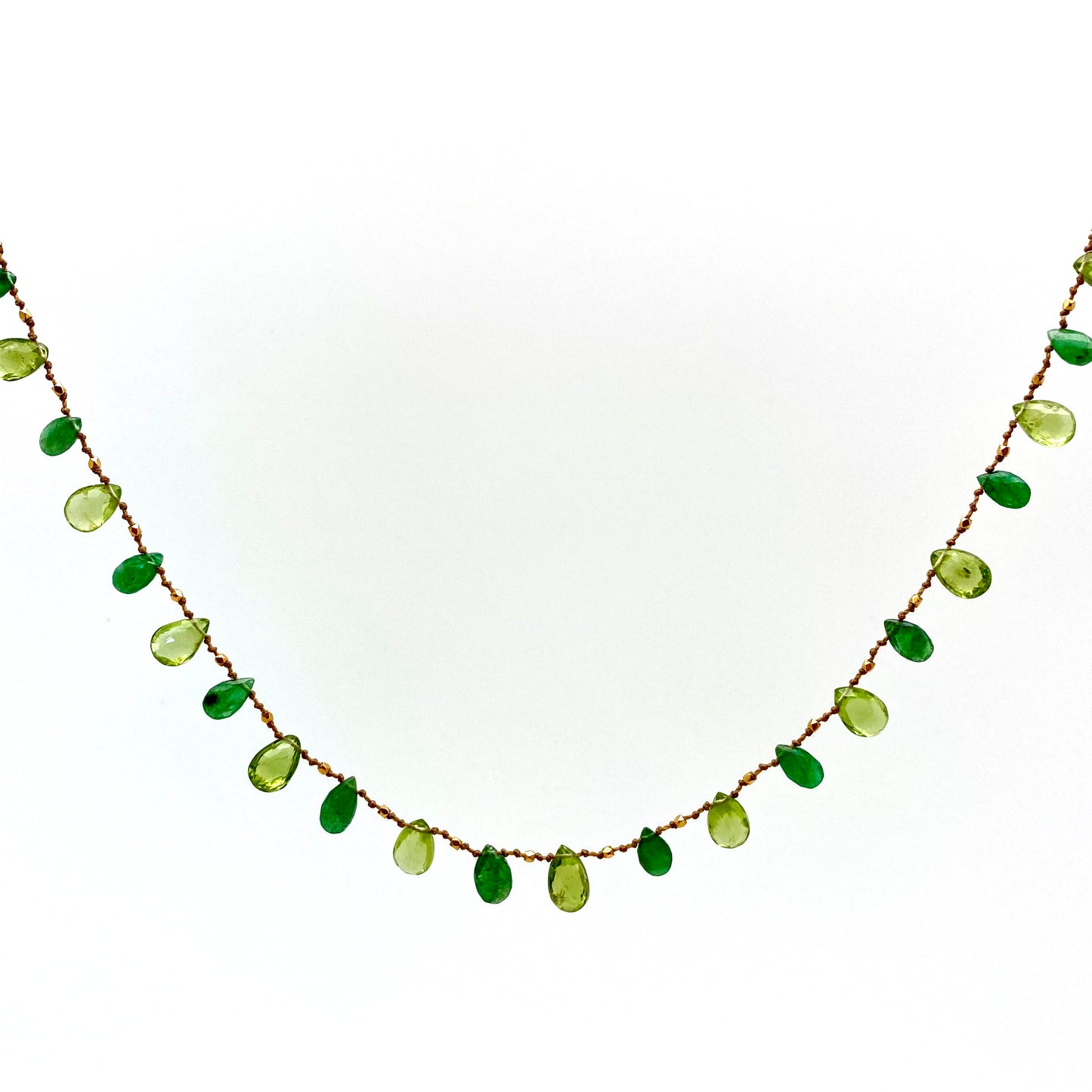 Tsavorite Peridot and Gold Ali'i