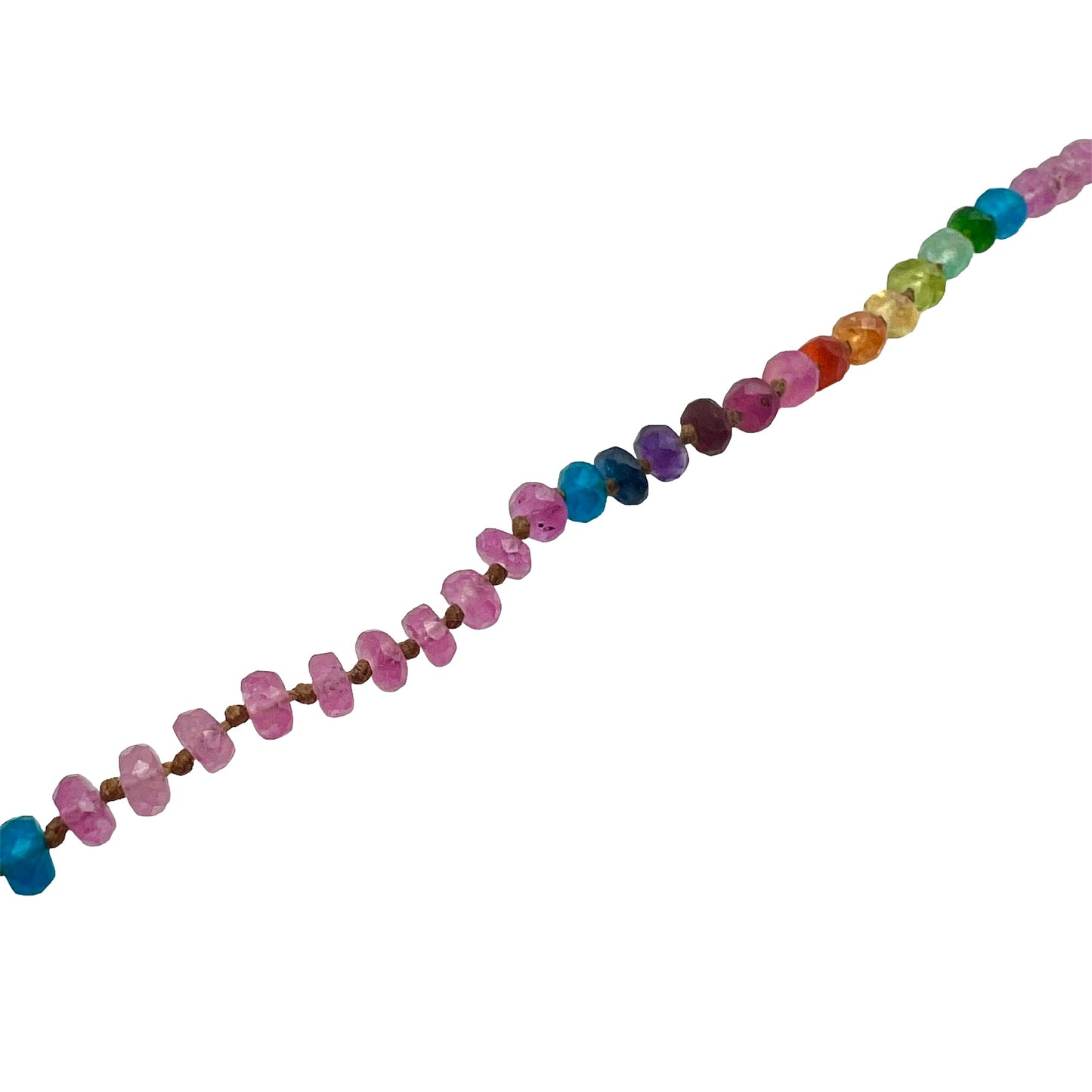 Pink Sapphire Rainbow Bracelet
