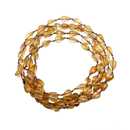 Citrine Drop Lei