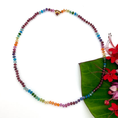 Ruby Short Rainbow Lei