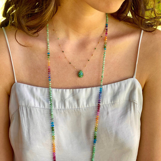 Sakota Emerald Rainbow Lei